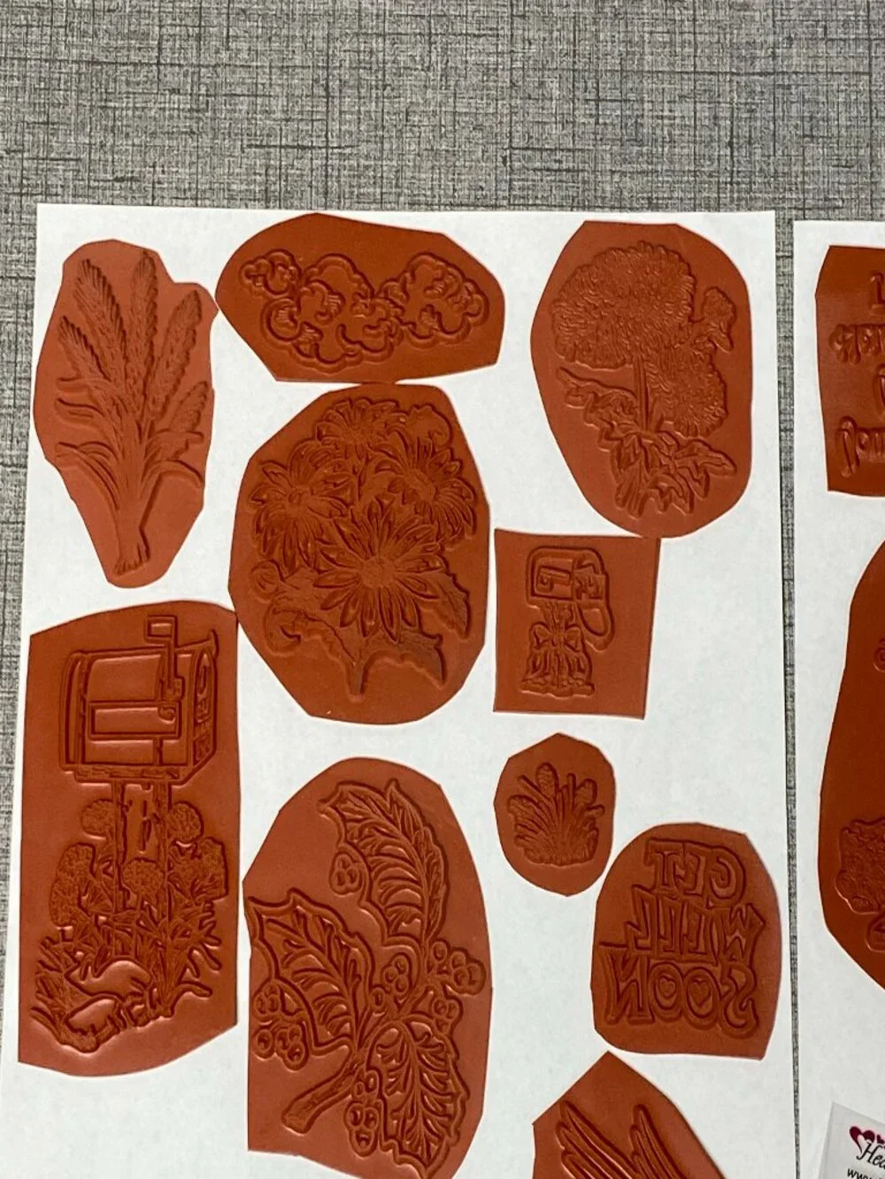 NEW VTG Rubber Cling Stamps Mixed Theme NEW OLD STOCK 15pc Lot